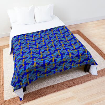 Blue and Gold Knotwork