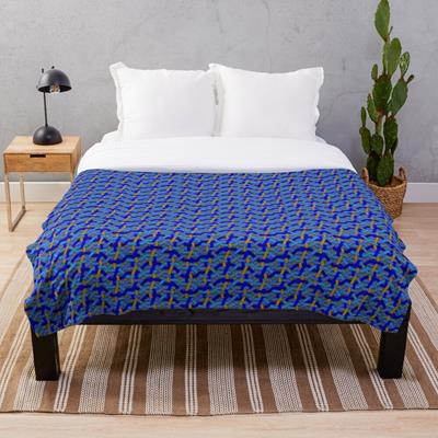 Blue and Gold Knotwork