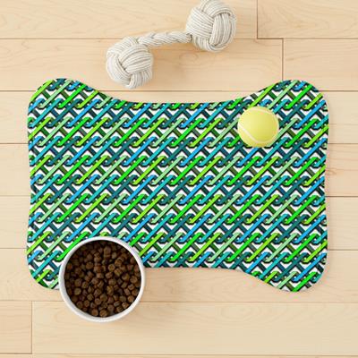 Blue and Green Tangles
