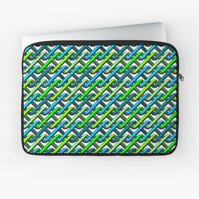 Blue and Green Tangles