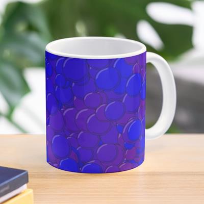 Blue and Purple Bubbles