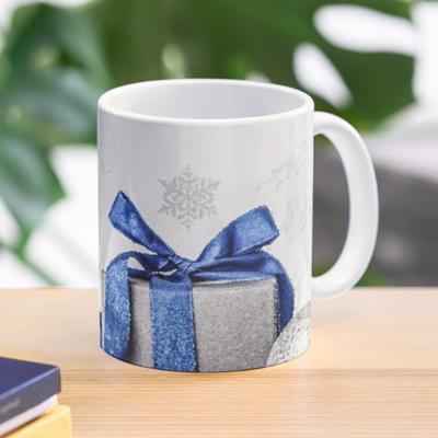 Blue and Silver Christmas Gift