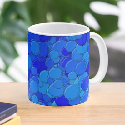 Blue and Turquoise Bubbles