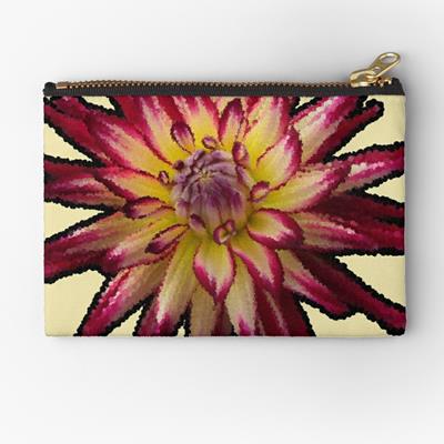 Crimson and Yellow Flower