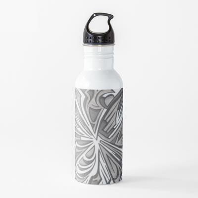 Exploding Grey Abstract Design