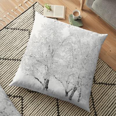 Impressionistic Snow Covered Tree