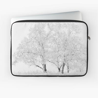 Impressionistic Snow Covered Tree