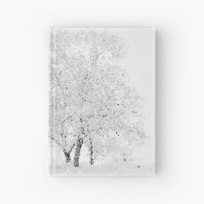 Impressionistic Snow Covered Tree