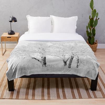 Impressionistic Snow Covered Tree