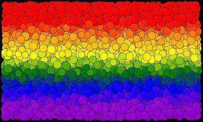 LGBTQ Pride Flag Bubbles