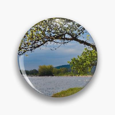 Leafy Tree on River Bank