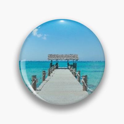 Pier Over Blue Sea