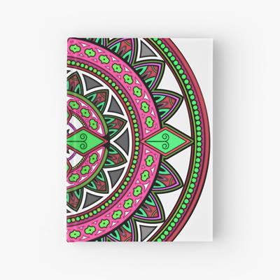 Pink and Green Mandala