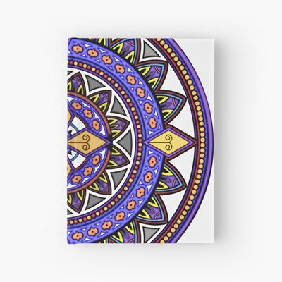 Purple and Gold Mandala