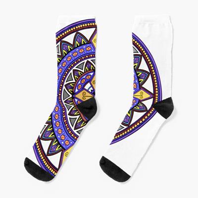 Purple and Gold Mandala