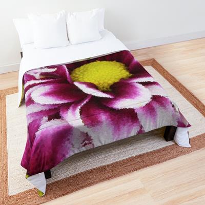 Purple and White Flower