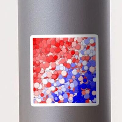 Red White and Blue Bubbles