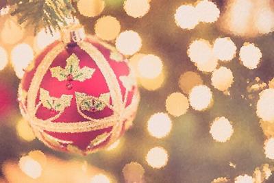 Red and Gold Christmas Decoration