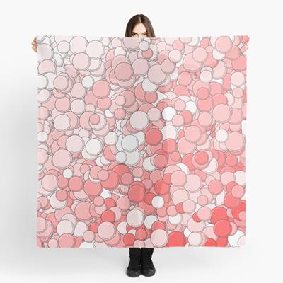 Red and White Bubbles
