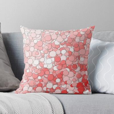 Red and White Bubbles