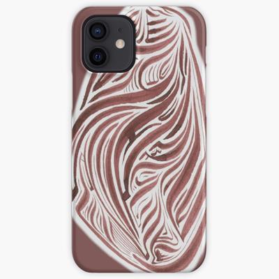 Rich Abstract Line Art in Brown