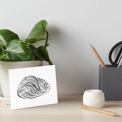 Rich Abstract Line Art in Shades of Grey