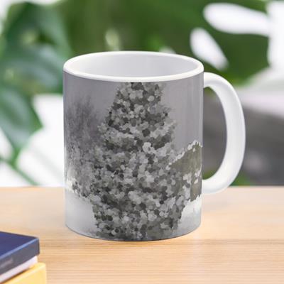 Small Town Under Snow