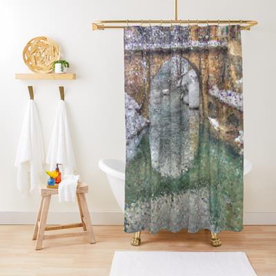 Snowy Stone Bridge Over Water