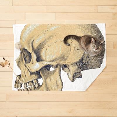 Stylized Skull in Profile