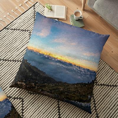 Sunset Behind the Mountains