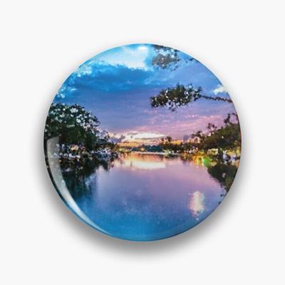 Sunset Over Still Water