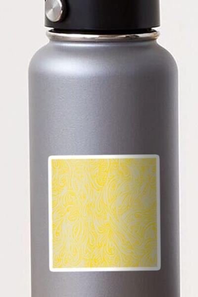 Swirling Abstract Line Art in Silver and Gold