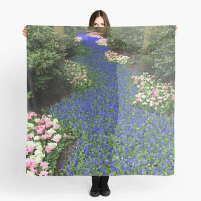 Tranquil Flower Path