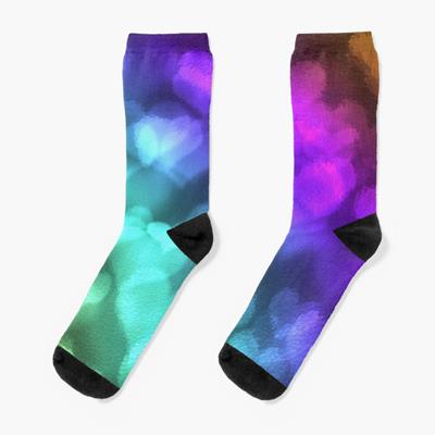 Trippy Colorful Hearts