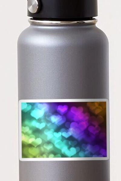 Trippy Colorful Hearts