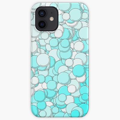 Turquoise and White Bubbles
