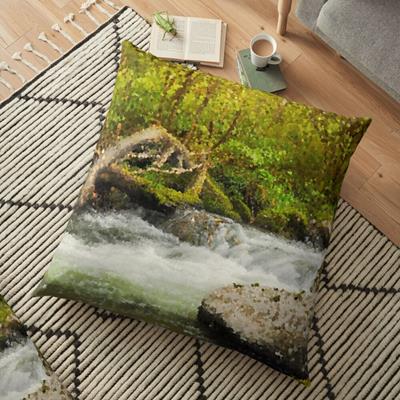 White Water in a Rocky Stream