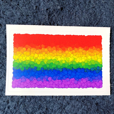 LGBTQ Pride Flag Bubbles