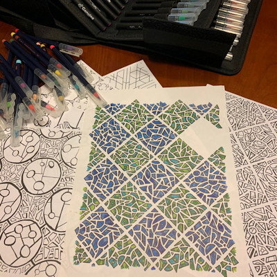 Patterned Coloring Pages